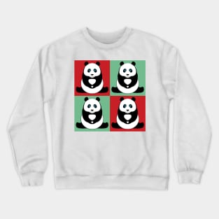 PANDA PAWS HEART 4 Crewneck Sweatshirt